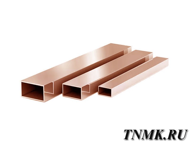 Труба медная профильная 15х10х2 М3 ТУ 48-21-295-82